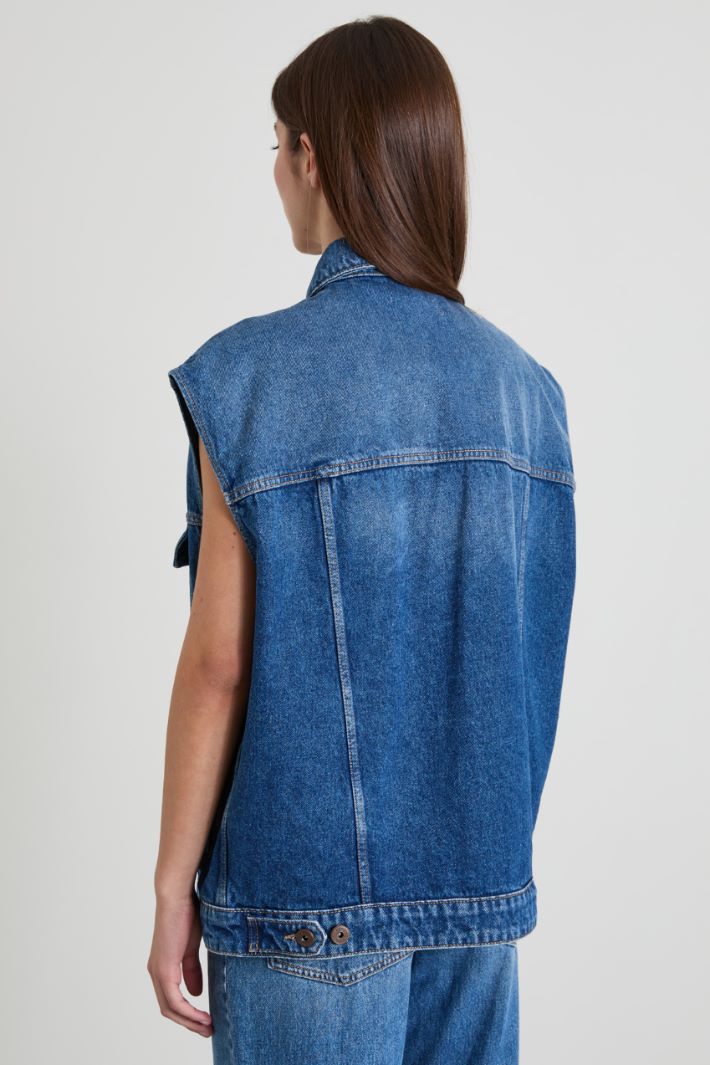 Gilet over in jeans Intrend - 2