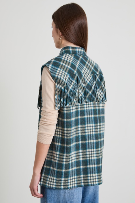 Gilet in flanella di lana