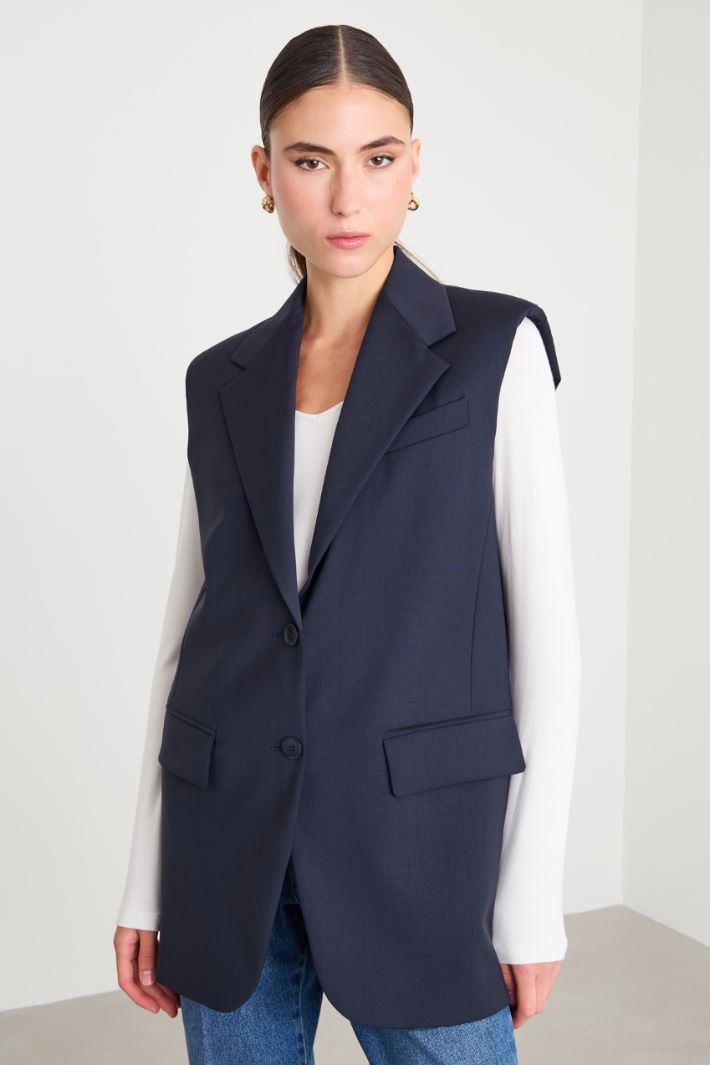 Wool gilet Intrend