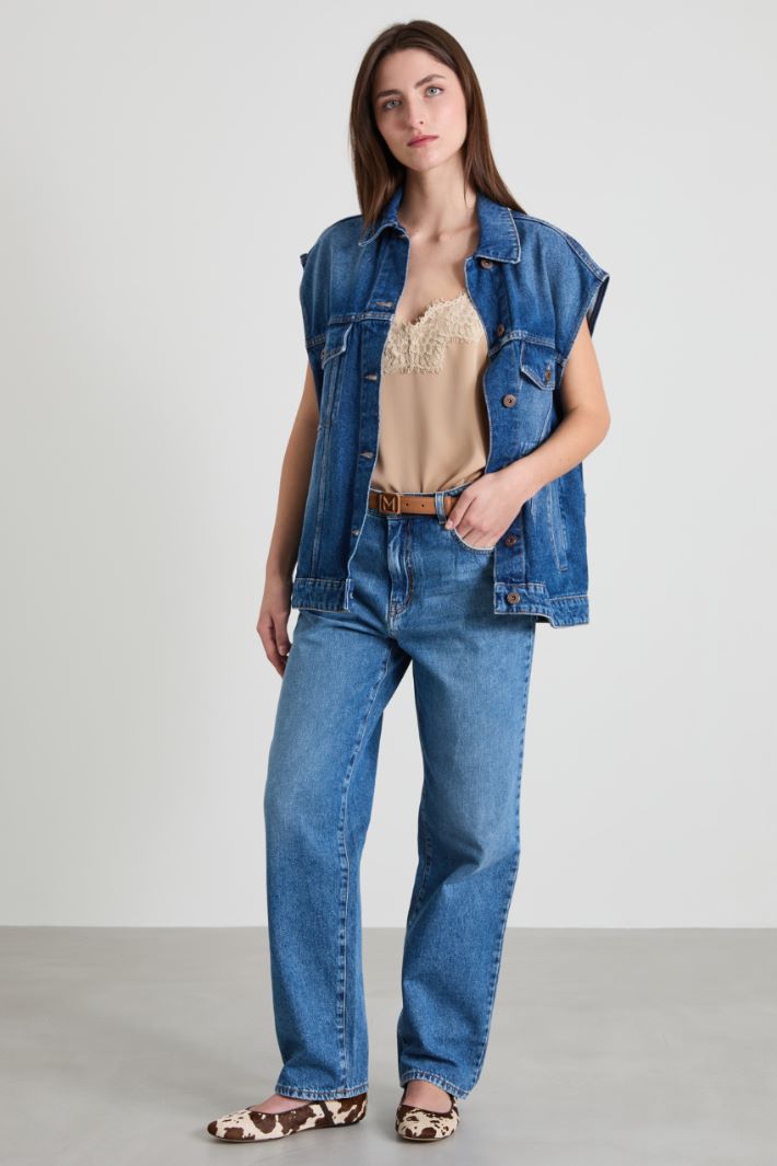 Top con inserti in pizzo Intrend - 3