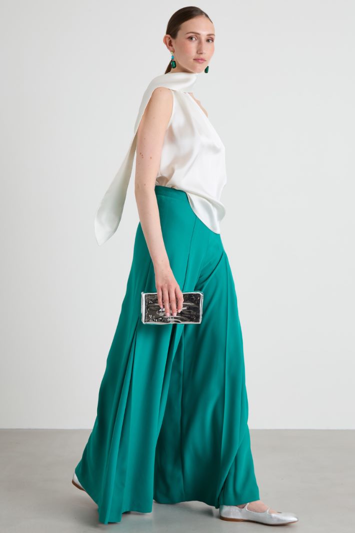 Top monospalla con foulard Intrend - 3
