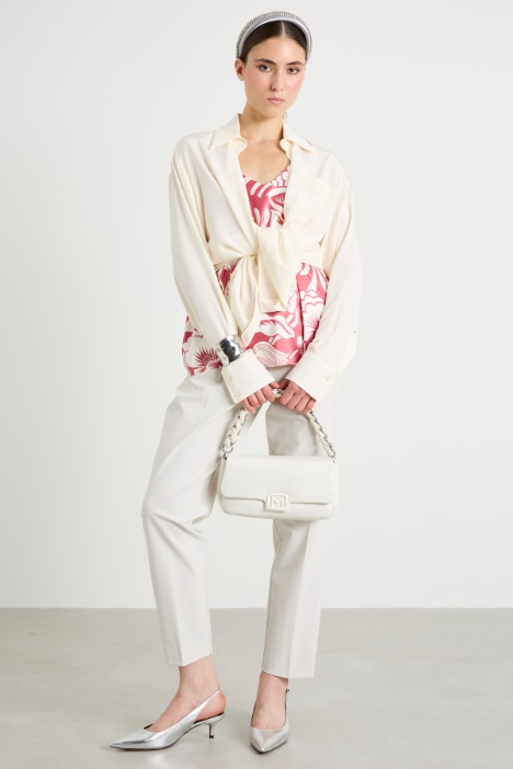 Satin top Intrend