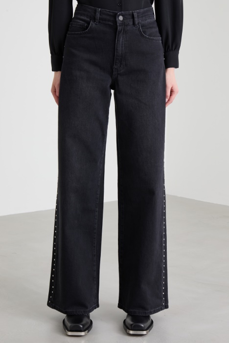 Jeans over con strass