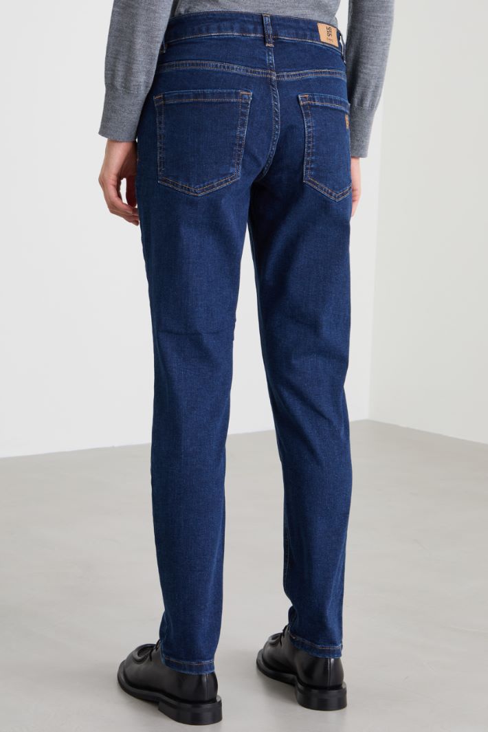 Slim-fit denim trousers Intrend - 3