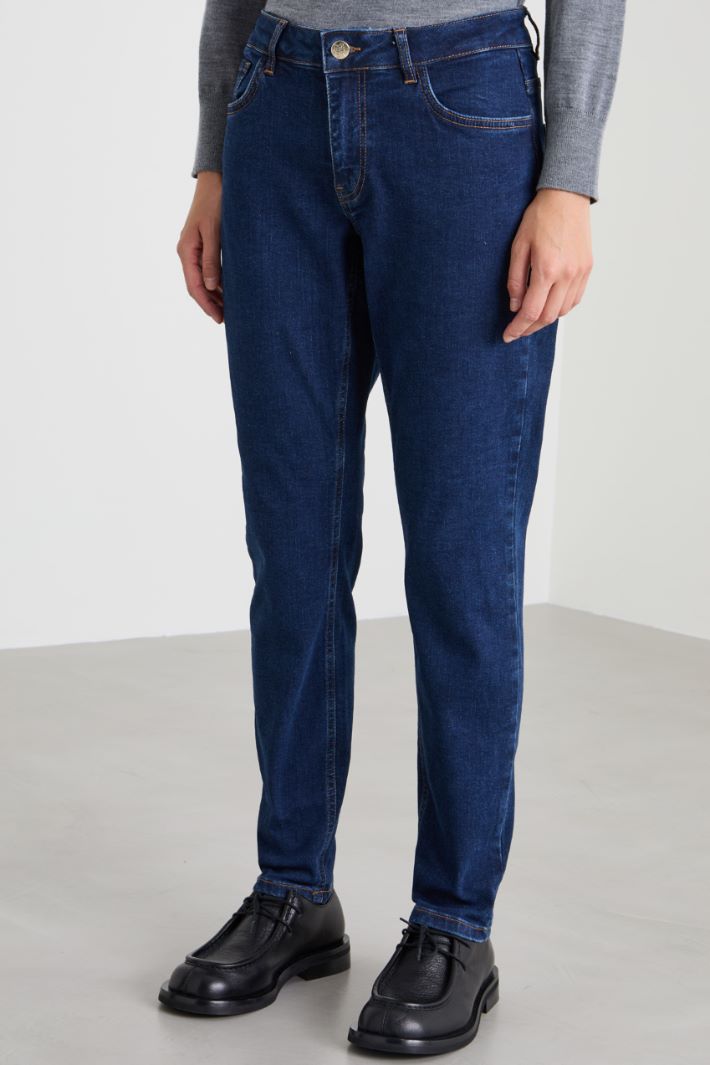 Slim-fit denim trousers Intrend - 2