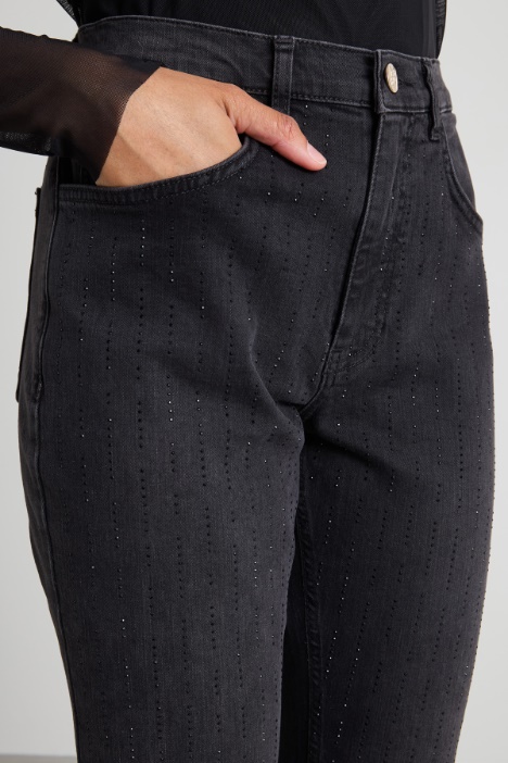 Jeans con strass
