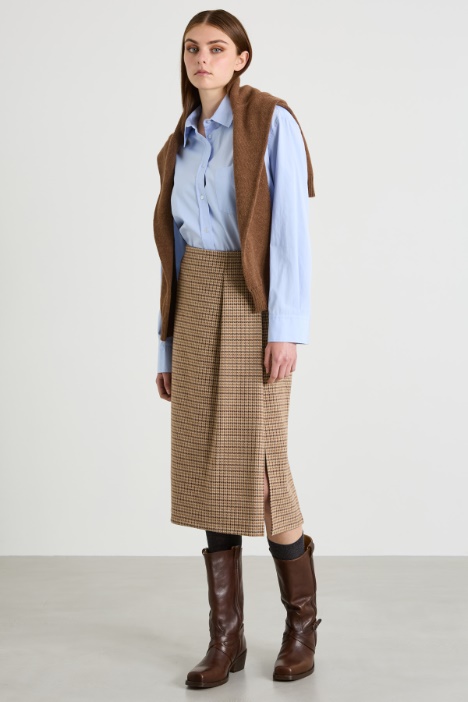 Cotton poplin shirt Intrend