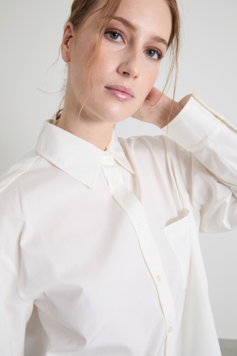 Camisa de popelina de algodón