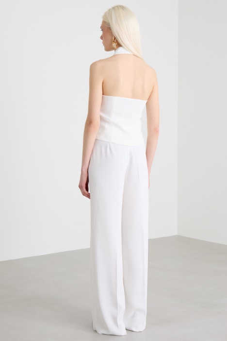 Completo in crépe envers satin