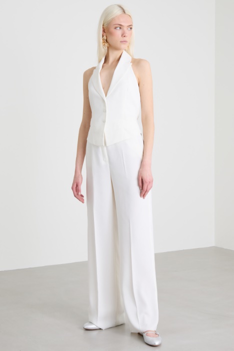 Completo in crépe envers satin