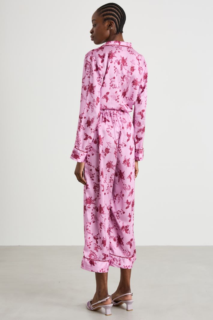 Printed satin pyjamas Intrend - 3