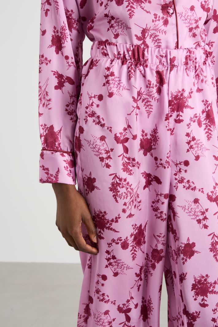 Printed satin pyjamas Intrend - 5
