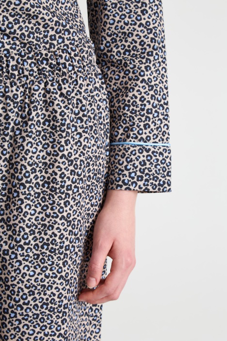 Pijama de raso de algodón