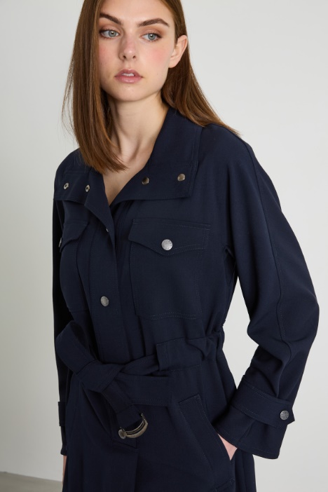 Abito in gabardina di lana