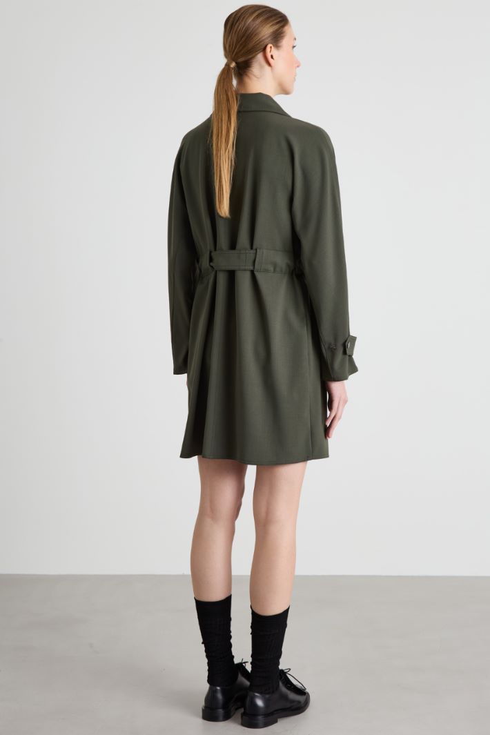 Wool gabardine dress Intrend - 3