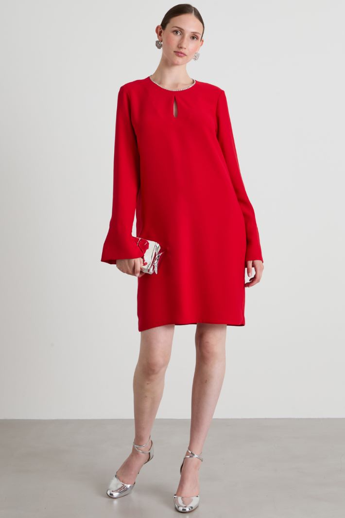 Dress with keyhole detail Intrend