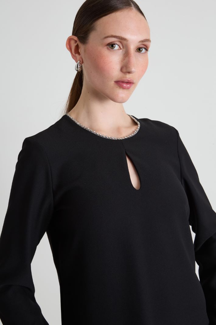Dress with keyhole detail Intrend - 4