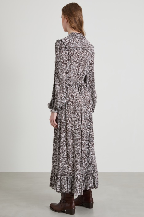 Abito in crépe de chine