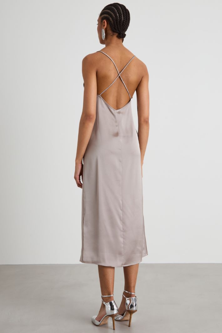 Draped slip dress Intrend - 3