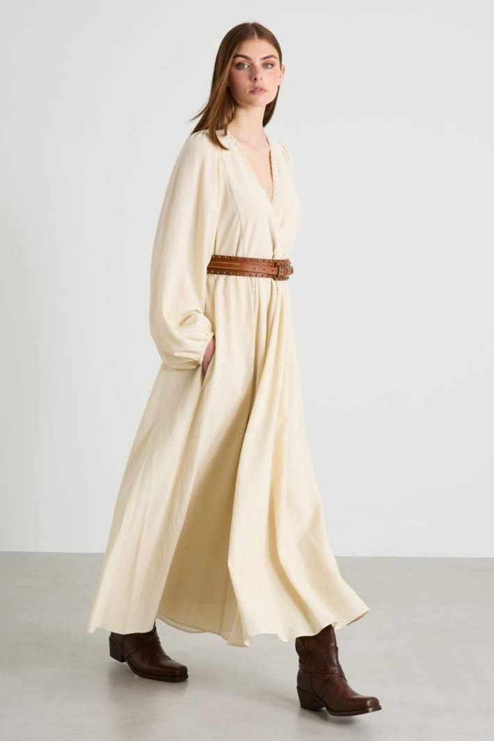 Long crepe dress Intrend