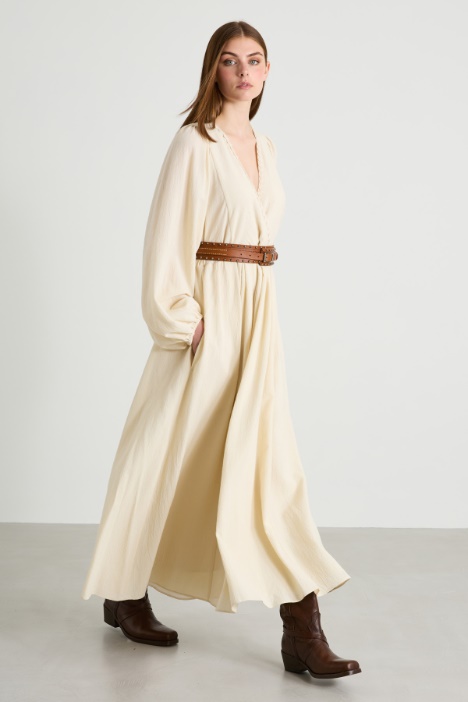 Long crepe dress Intrend