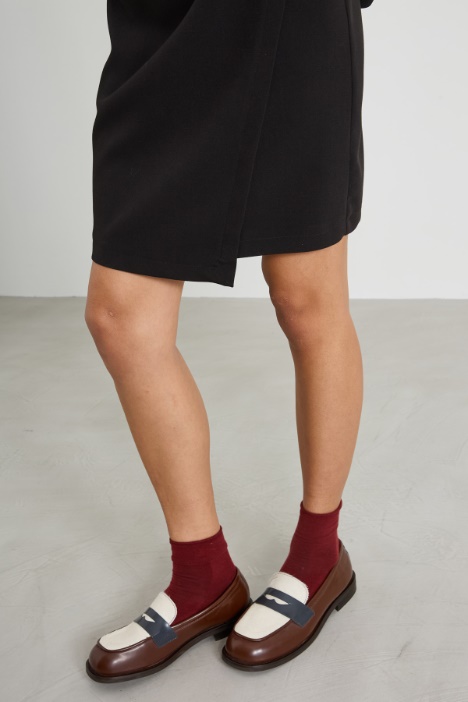 Abito con gonna a portafoglio