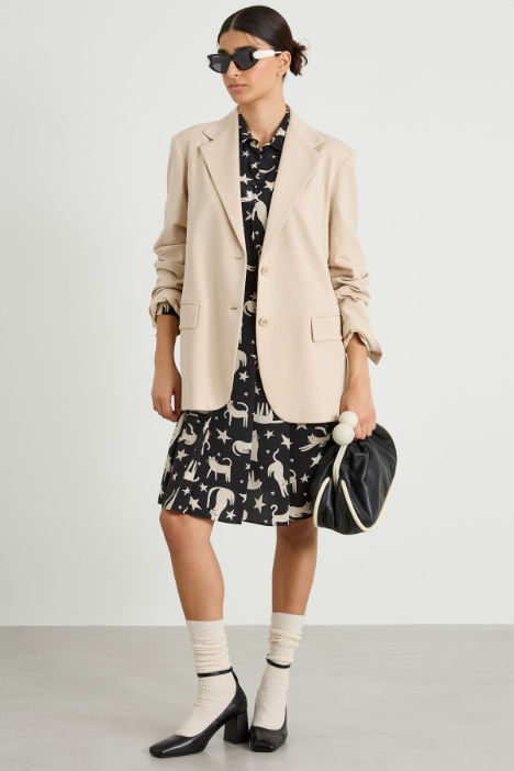 Silk shirt dress Intrend