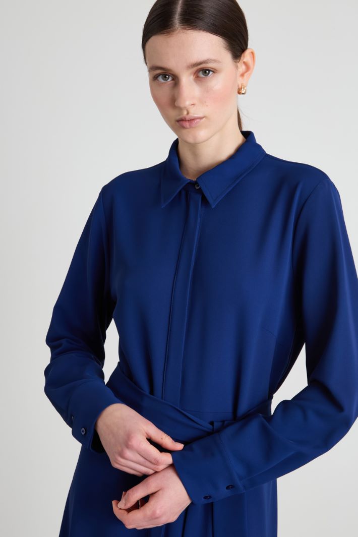 Belted shirt dress Intrend - 4