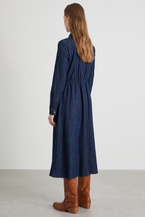 Abito chemisier in denim