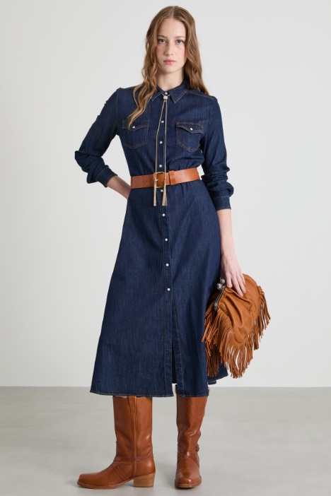 Abito chemisier in denim Intrend
