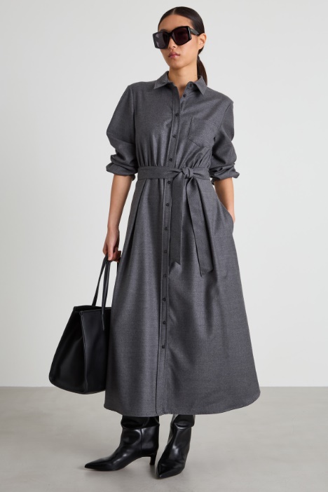 Wool shirt dress Intrend