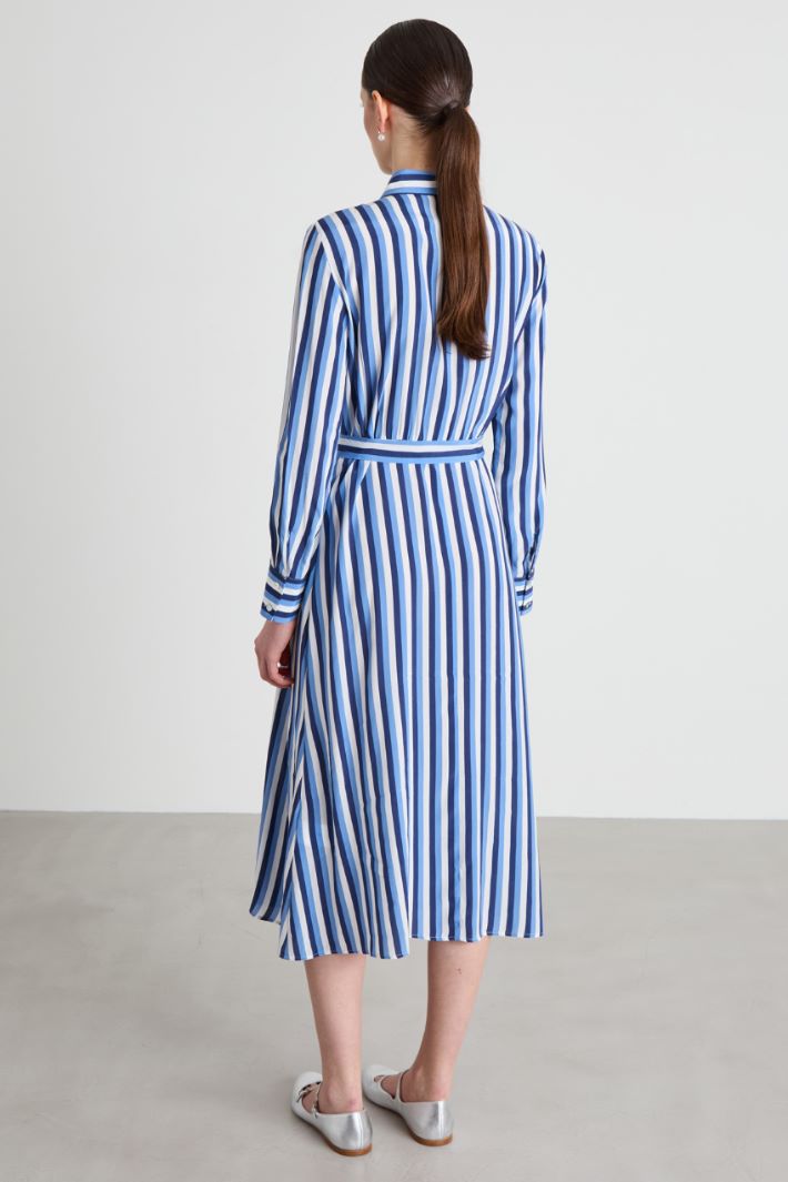 Striped shirt dress Intrend - 3