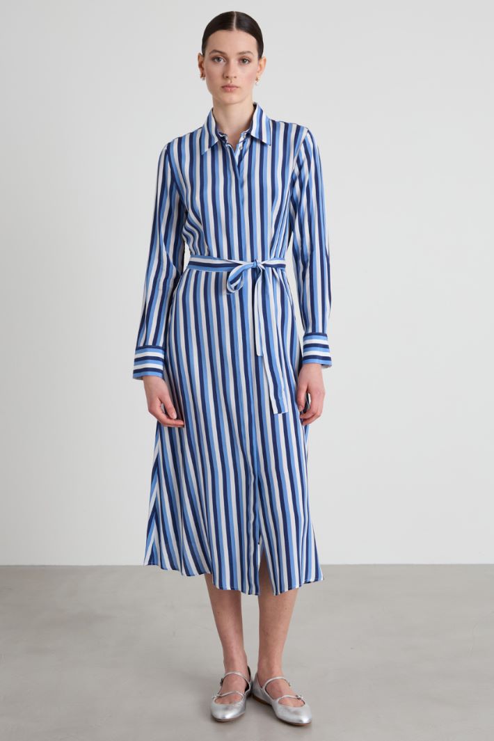 Striped shirt dress Intrend - 2