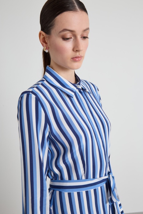 Abito chemisier a righe