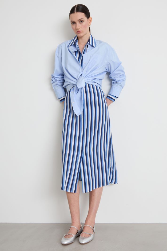Striped shirt dress Intrend