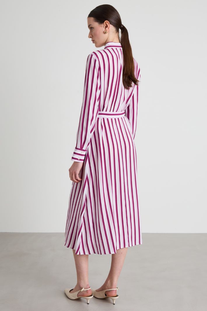 Striped shirt dress Intrend - 3