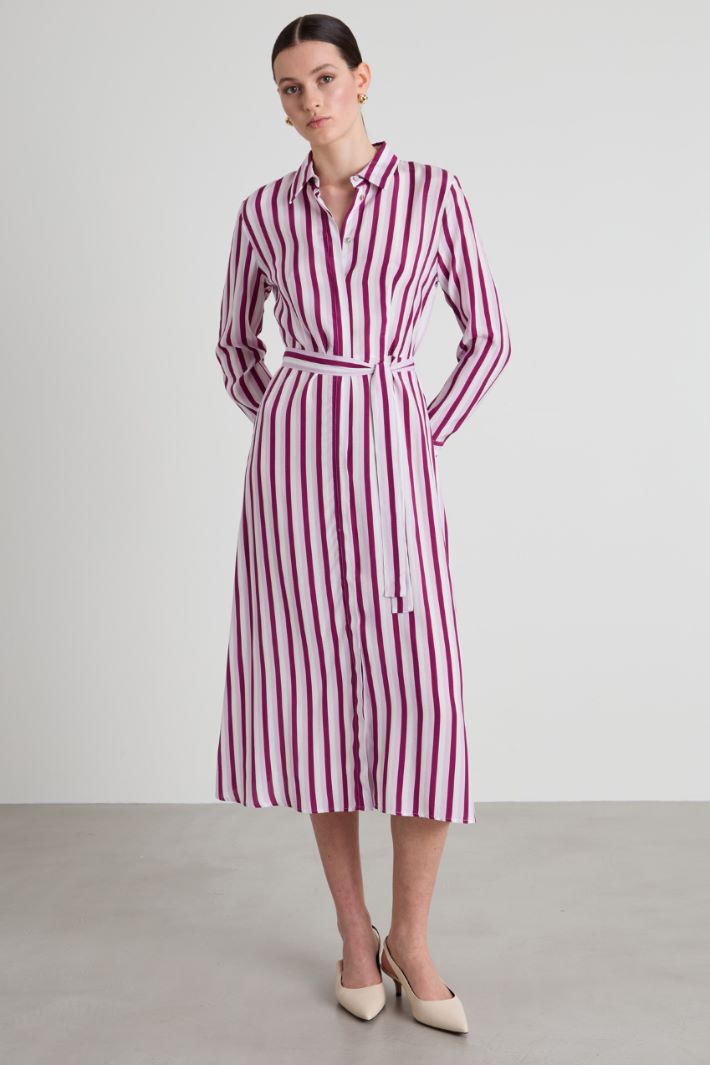 Striped shirt dress Intrend - 2