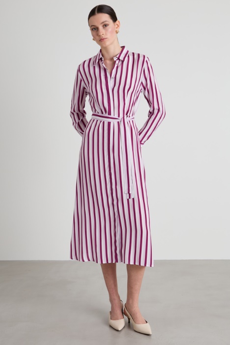 Abito chemisier a righe