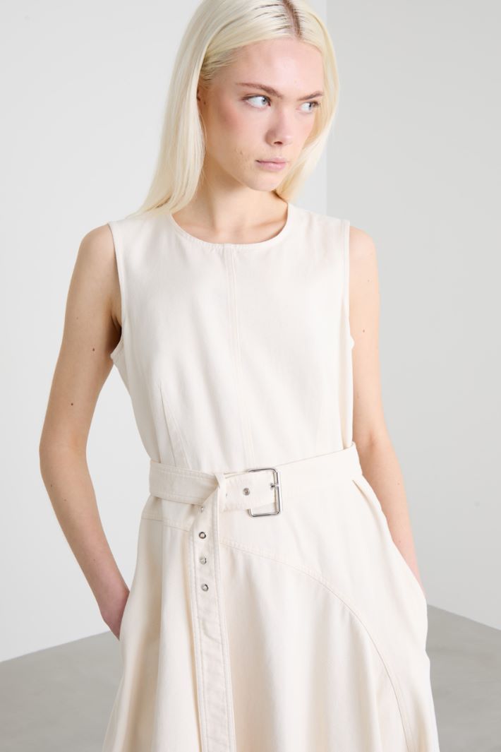 Vestido de bull de algodón Intrend - 4