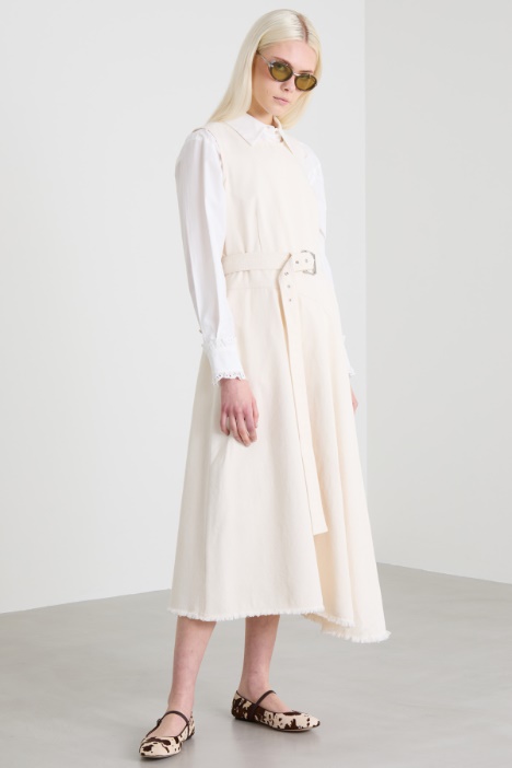 Vestido de bull de algodón Intrend