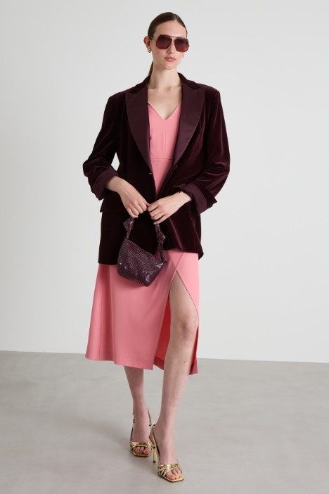 Slit sheath dress Intrend