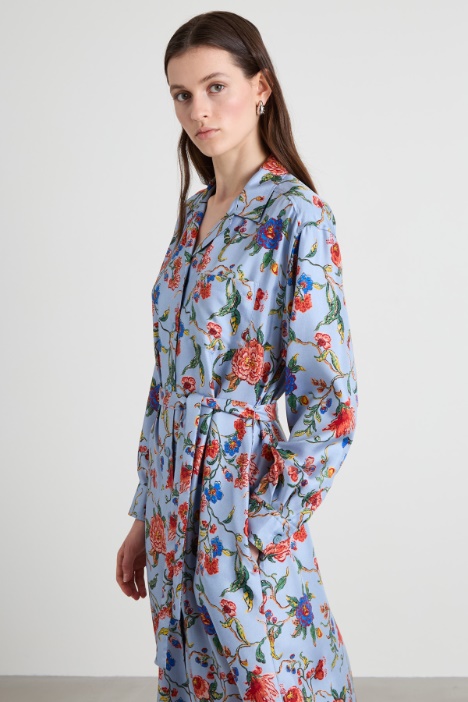 Abito chemisier in seta