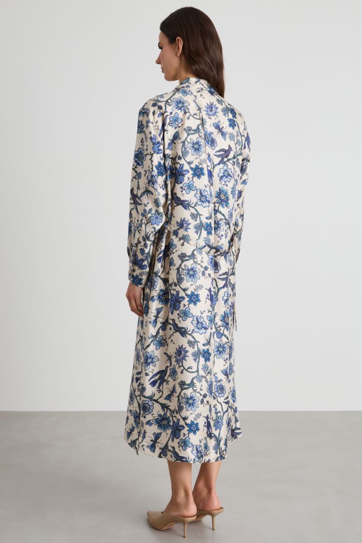 Silk shirt dress Intrend - 3