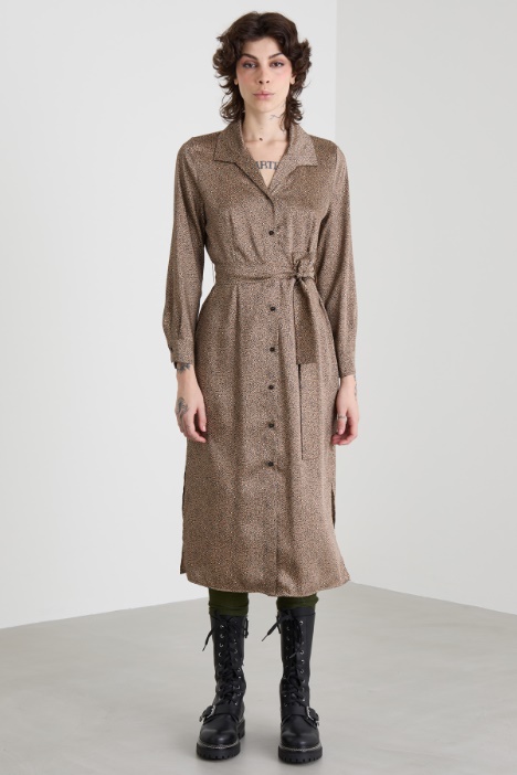 Chemisier in twill a fantasia