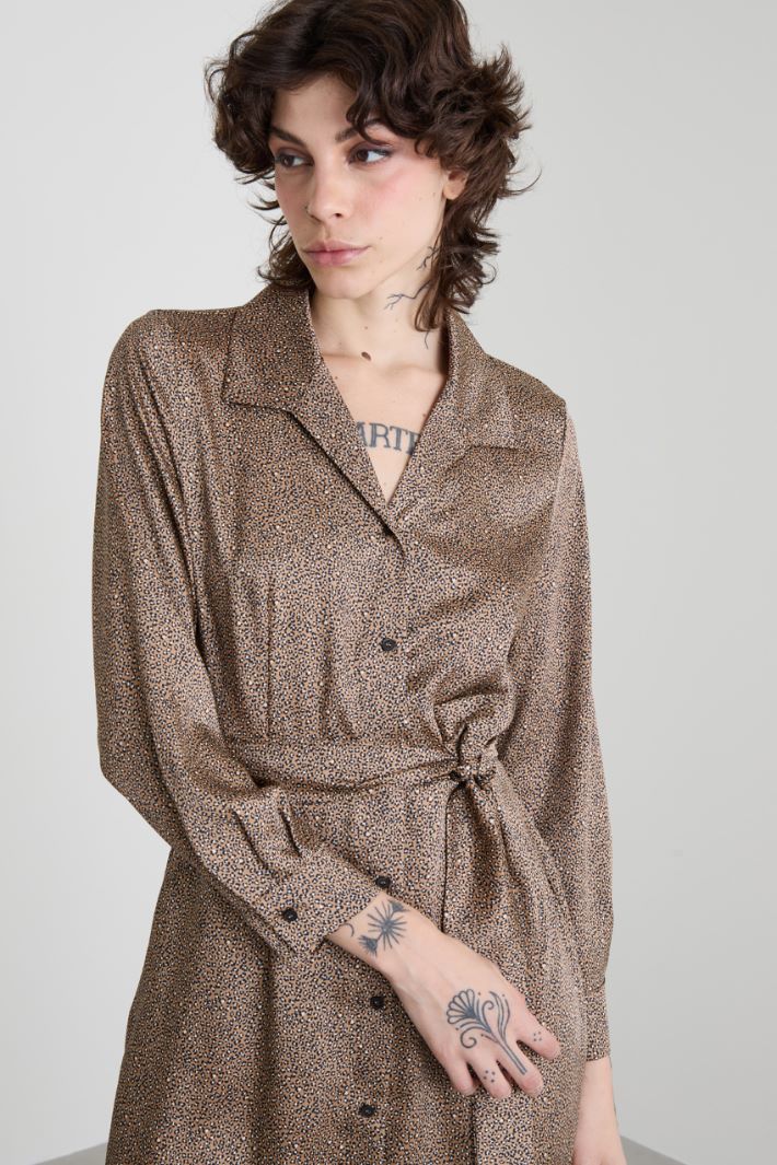 Chemisier in twill a fantasia Intrend - 4