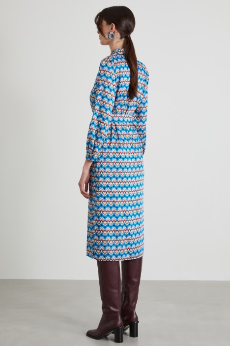 Chemisier in twill a fantasia