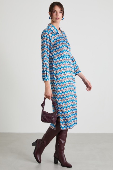 Chemisier in twill a fantasia Intrend