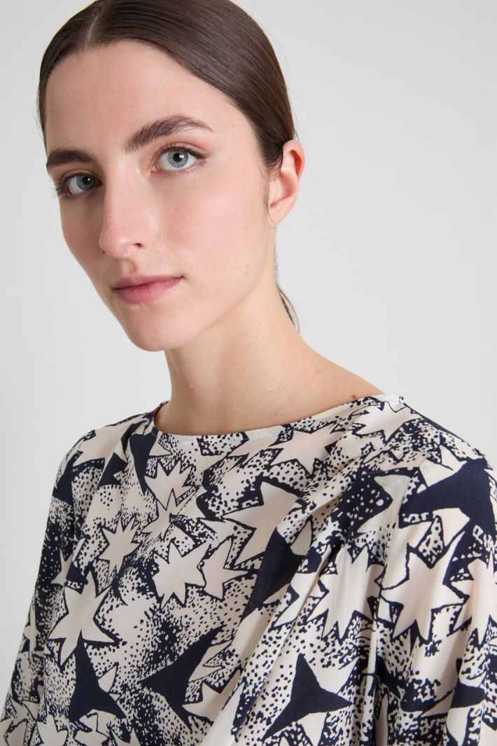 Flowing crepe dress Intrend - 4