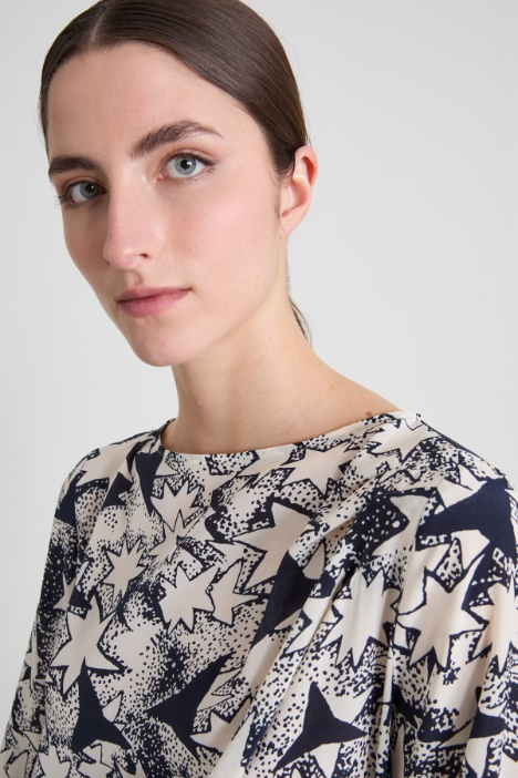 Abito fluido in crépe