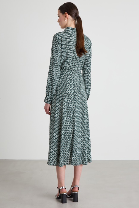 Abito lungo a fantasia